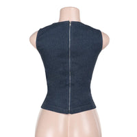 Women's Sleeveless Cutout Tank Top